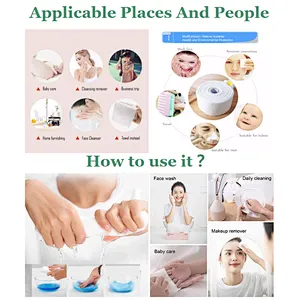 Cotton Roll Facial Tissue For Soft Skin Care