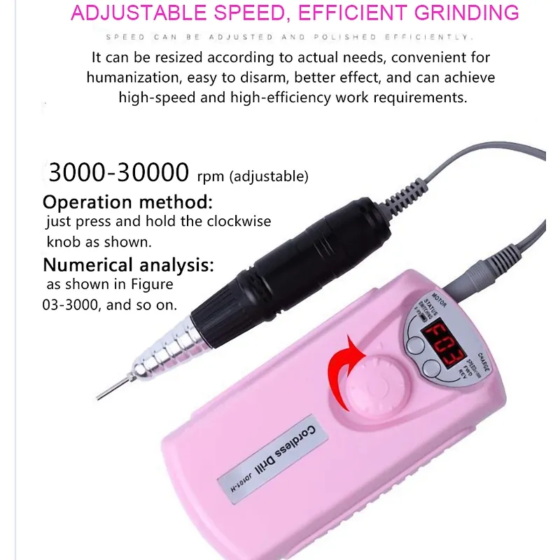 Trending Product Nail Polish Remove Portable Nails Drill Manicure Machine
