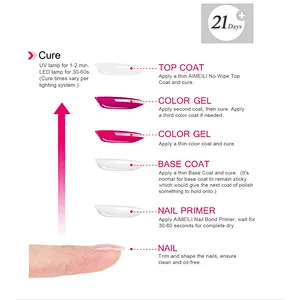 NAVI 8ml Gel Nail Polish No Wipe Top Coat