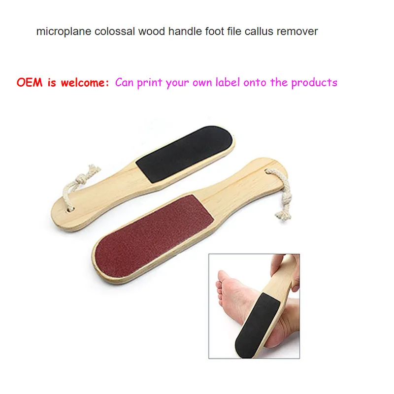 Microplane colossal wood handle foot file callus remover