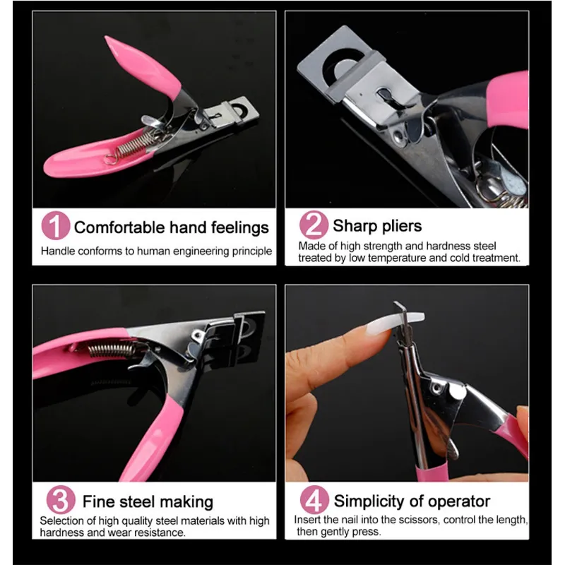 Acrylic Nail Tip Cutter Nail Manicure Products Acrylic Nail Clipper Tools
