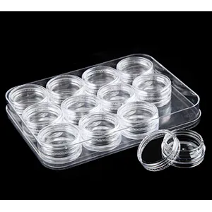 New Nail art packing box Detachable plastic jar