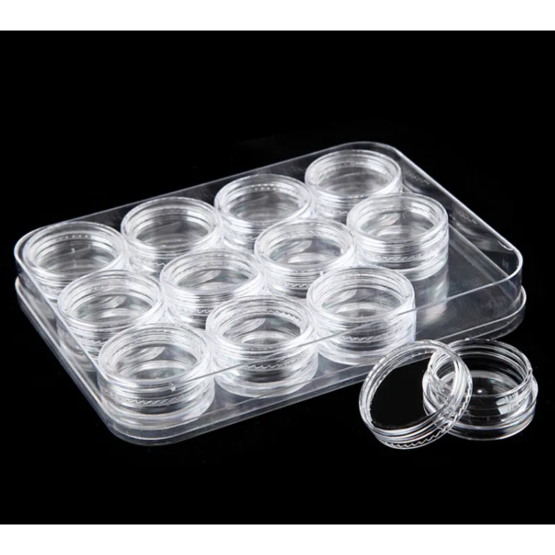 New Nail art packing box Detachable plastic jar