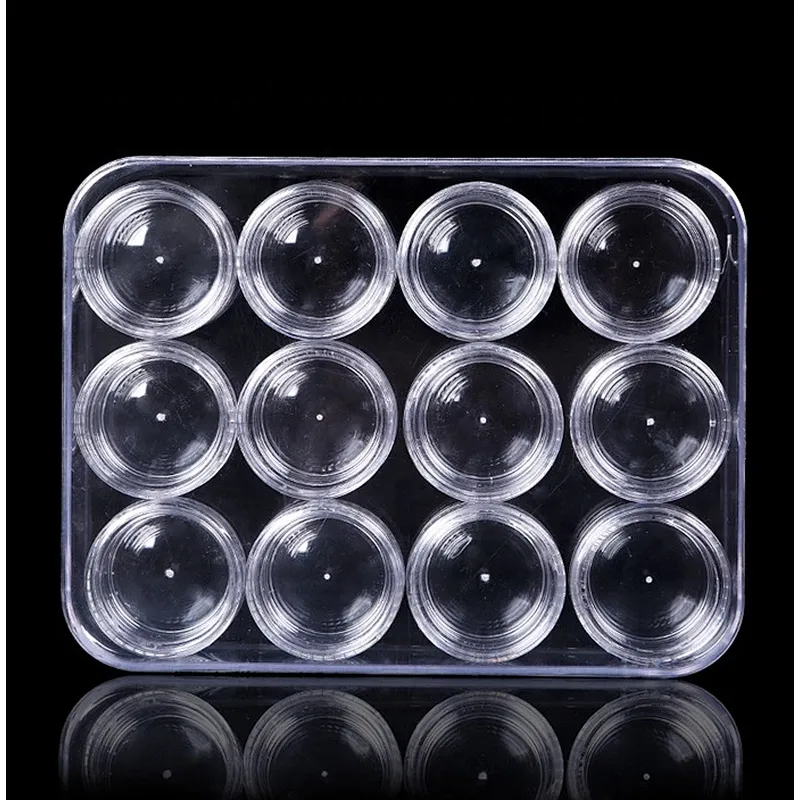 New Nail art packing box Detachable plastic jar