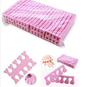 Hot sale colorful heart shape disposable toe separator