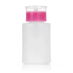 Nail polish remover bottle clear makeup remover pump bottles
