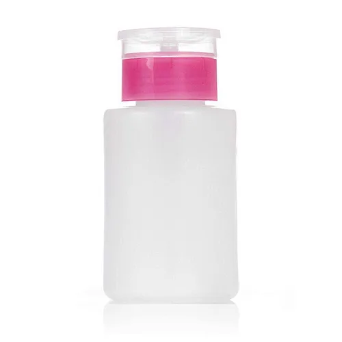Nail polish remover bottle clear makeup remover pump bottles