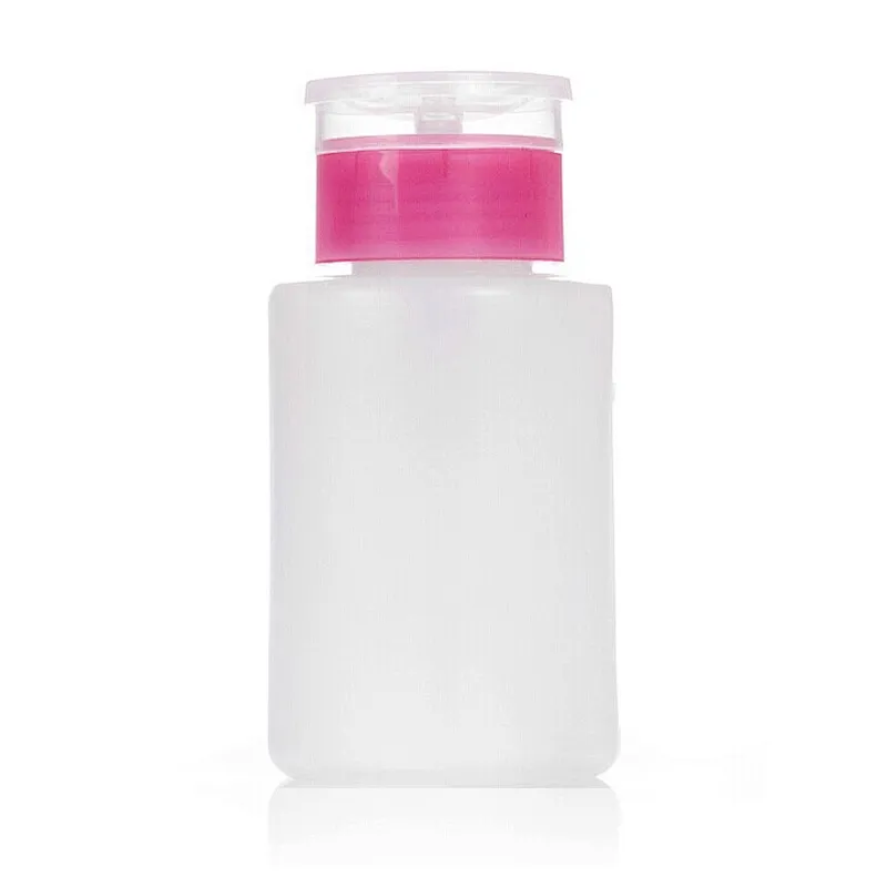 Nail polish remover bottle clear makeup remover pump bottles