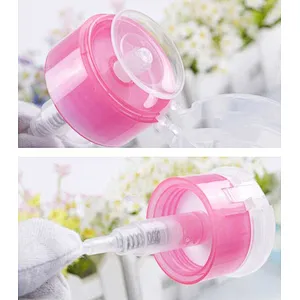 Nail polish remover bottle clear makeup remover pump bottles