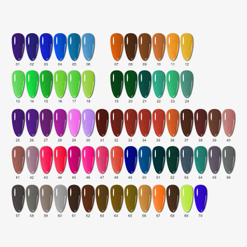 190 colors gel polish