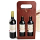 PU Leather Red Wine Holder