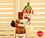 Christmas wine bag
