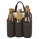 red colorful neoprene bottle cooler bag