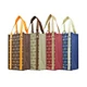 reusable folding shopping bag christmas reusable bag jute bag