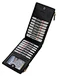 Multi-function Women Woven Leather Wallet Card holder With 16 Slots