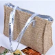 2019 Women New Bohemia Rustic Style Big Straw Shoulder Beach Tote Straw Bag with Portable Beach  Handbag