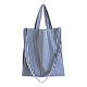 New Arrival Women Canvas Shopping Bag Female Eco-friendly Storage Handbag Casual Striped Tote Foldable Shoulder Bag