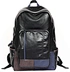 vintage pu school bag for men