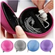 New Portable Mini Round Hard Storage Bag for Earphone and coin