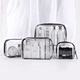 Clear Cosmetic Bag Set