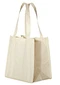 raw cotton canvas tote bag