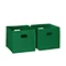 Folding Non-woven Clothes Organizer, Home Space saving Collapsible Storage Box with Lid and Handle
