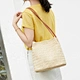 Straw Rattan Beach Bag