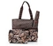 2018 Wholesale Natural  Tote Bag Customized Camo Quilted Diaper Bag