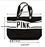 Stripe Canvas Shopping Bags