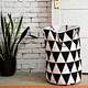 Semicircle Grid Pattern Hanging Bag
