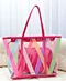pvc beach bag with a pouch