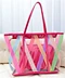 pvc beach bag with a pouch