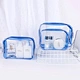 Clear Cosmetic Bag Set
