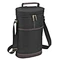 2 bottle divided wine cooler tote bag