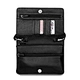 hot selling Custom Printed Logo Long Wristloop Ladies Women Purse Fashion Wallet Cotton GUN Anti Style Time Pattern