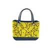 Patterned hole big bag beach bag handbag European and American new EVA beach bag EVA outdoor basket pet