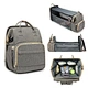 2021 New Foldable Mommy Bag Multi Function Fashion Mother Bag Large Capacity Backpack