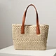Woven bag female straw bag temperament one-shoulder portable large-capacity rattan bag