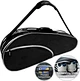 Explosive Tennis Racket Bag Large Capacity Sports Fitness Satchel Double Zipper Storage Training Bag