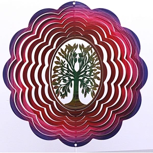 3D Tree Of Life Wind Spinner For Garden Decoration
