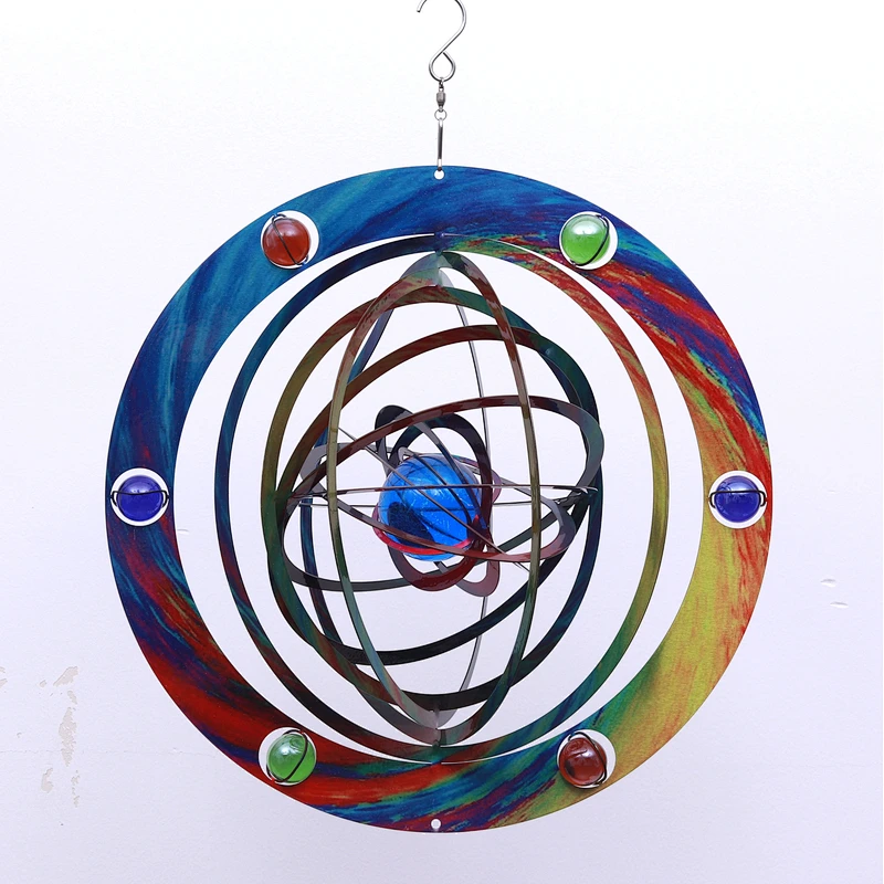 Planet Wind Spinner For Garden Decoration