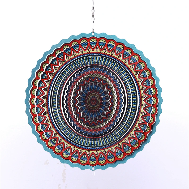 Mandala Wind Spinner For Garden Decoration