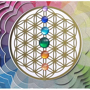 Stainless Steel Laser-cut Rainbow Wind Spinner  For Garden Hanging Decoration
