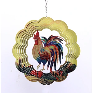 Rooster Wind Spinner For Home Decoration