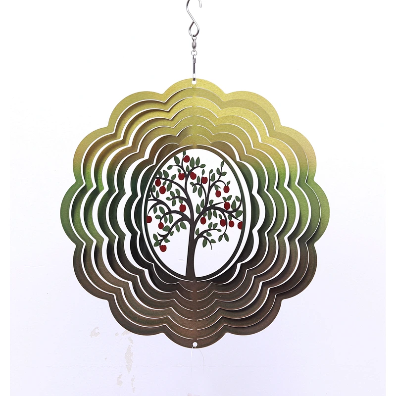 Tree Of Life Wind Spinner For Garden Decoration