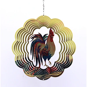 Rooster Wind Spinner For Home Decoration