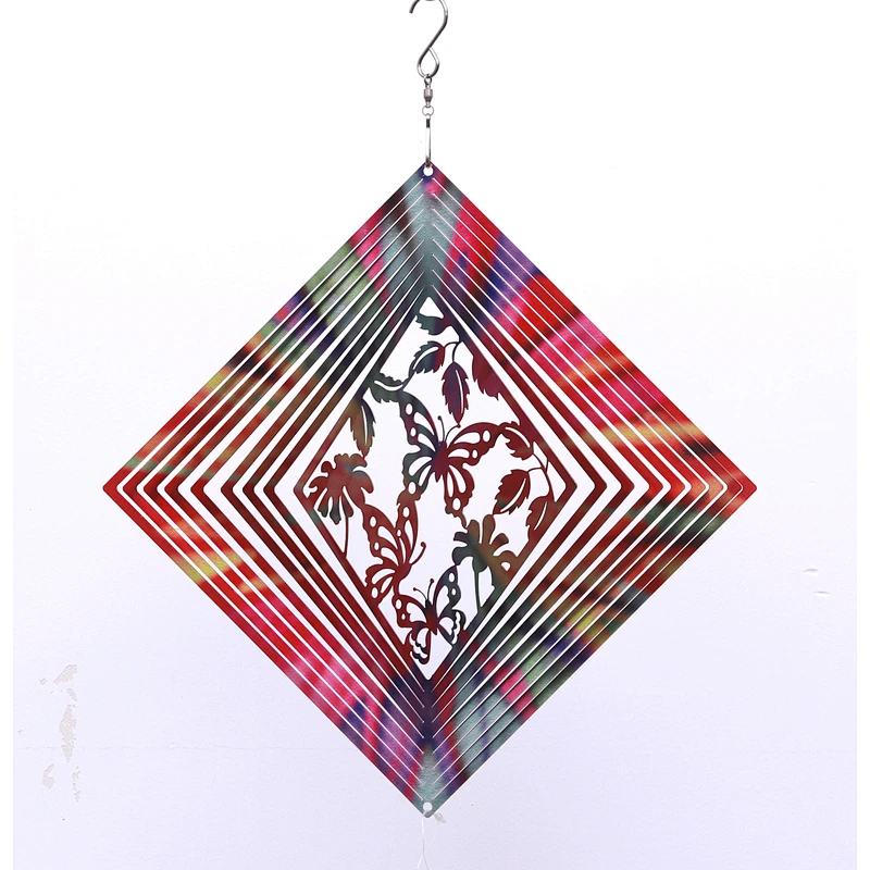 Amazon Stainless Steel Butterfly Wind Spinner For Christmas Gifts