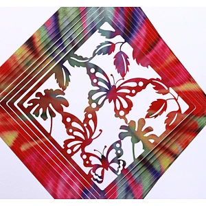 Amazon Stainless Steel Butterfly Wind Spinner For Christmas Gifts