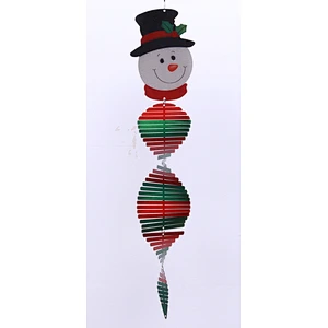 Hotsale Snowman Stainless Steel 3D Wind Spinner