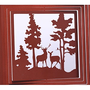 Copper Forest Wind Spinner For Garden Decoration